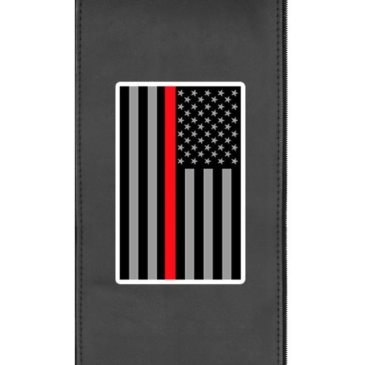 Xpression Pro Red Line Flag Gaming Chair