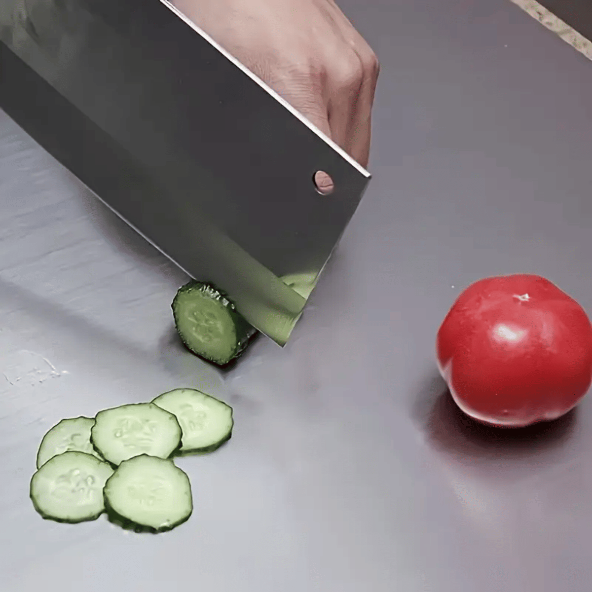XXL Antibacterial Stainless Steel Cutting Board & Baking Tray with Sealed Lid