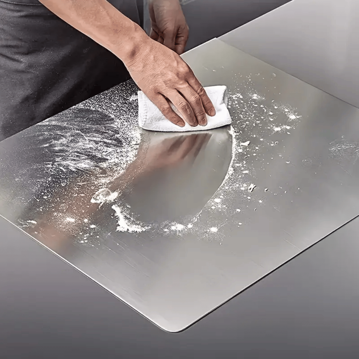 XXL Antibacterial Stainless Steel Cutting Board & Baking Tray with Sealed Lid