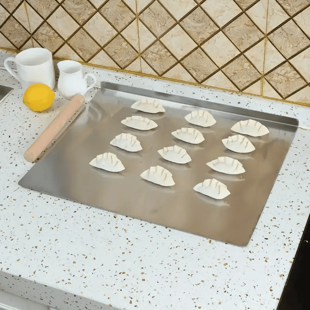 XXL Antibacterial Stainless Steel Cutting Board & Baking Tray with Sealed Lid