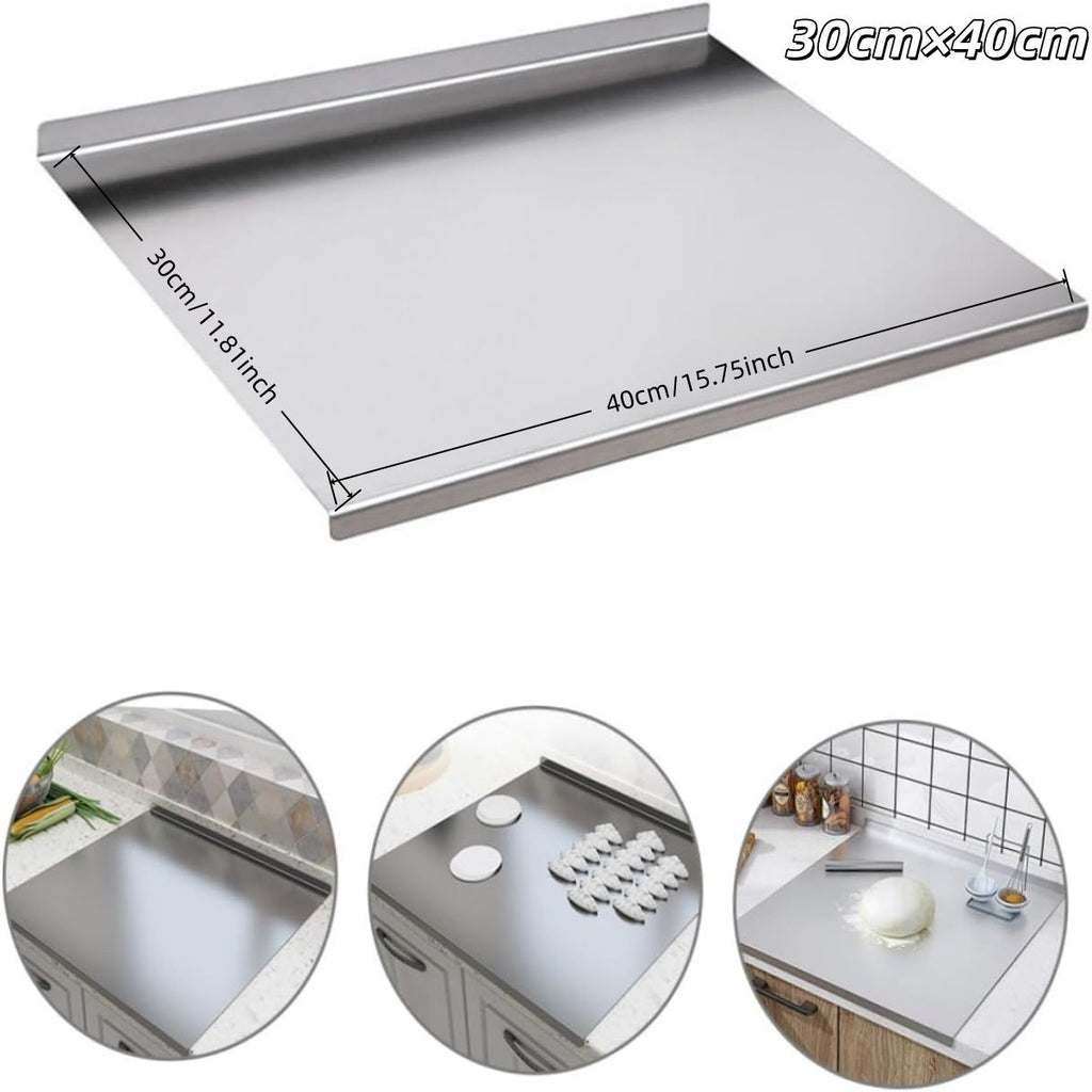 XXL Antibacterial Stainless Steel Cutting Board & Baking Tray with Sealed Lid