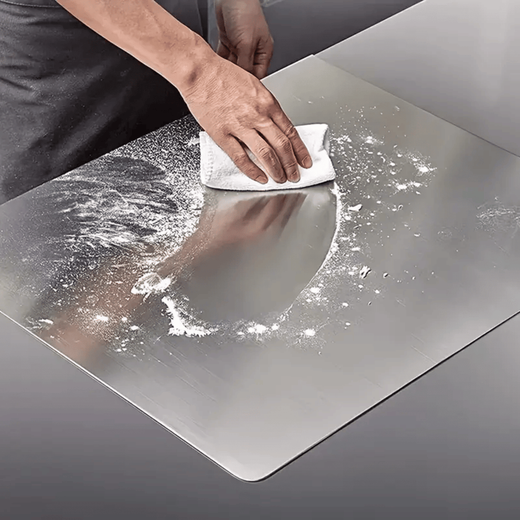 XXL Antibacterial Stainless Steel Cutting Board & Baking Tray with Sealed Lid