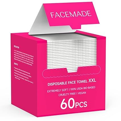 Super Soft and Thick Disposable Facial Towels for Makeup Removal
