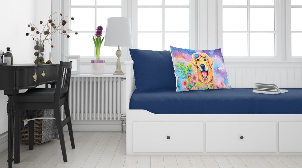 Yellow Labrador Hippie Dawg Standard Pillowcase Lightweight Super Soft Easy Care