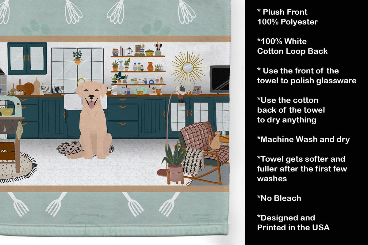 Yellow Labrador Master Dog Chef Kitchen Towel