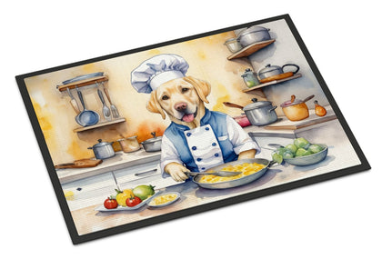 Yellow Labrador Retriever Chef Doormat