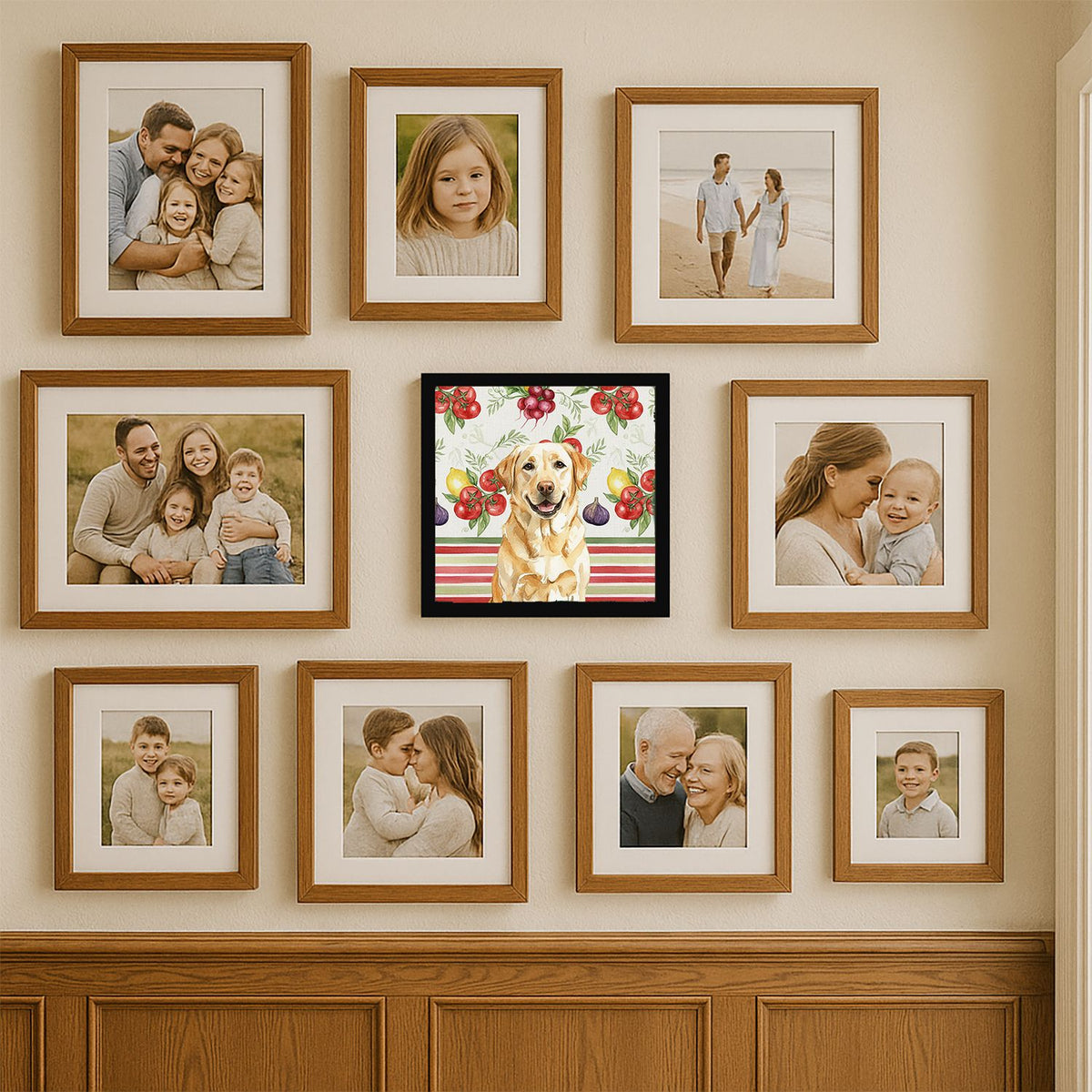 Modern Framed Metal Print Wall Art – Ready to Hang, Glass-Free, Easy Clean