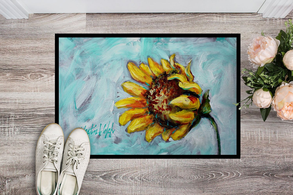 Yellow Sun Sunflowers Indoor-Outdoor Doormat