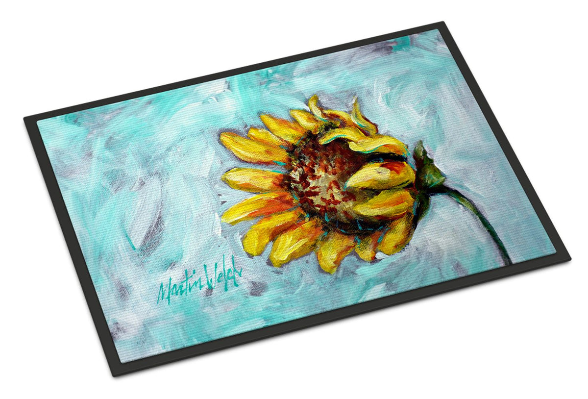 Yellow Sun Sunflowers Indoor-Outdoor Doormat