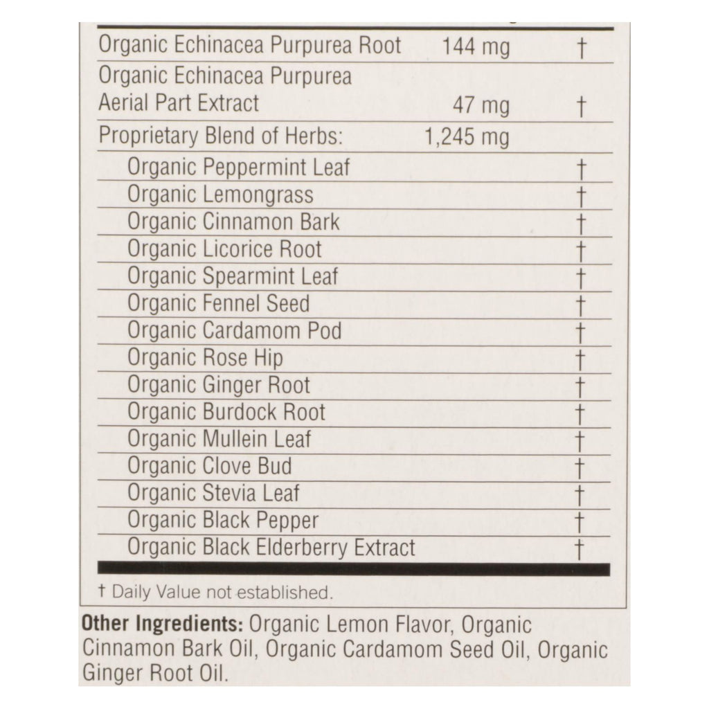 Yogi Immune Support Herbal Tea Echinacea Mint - 16ct (Case of 6)