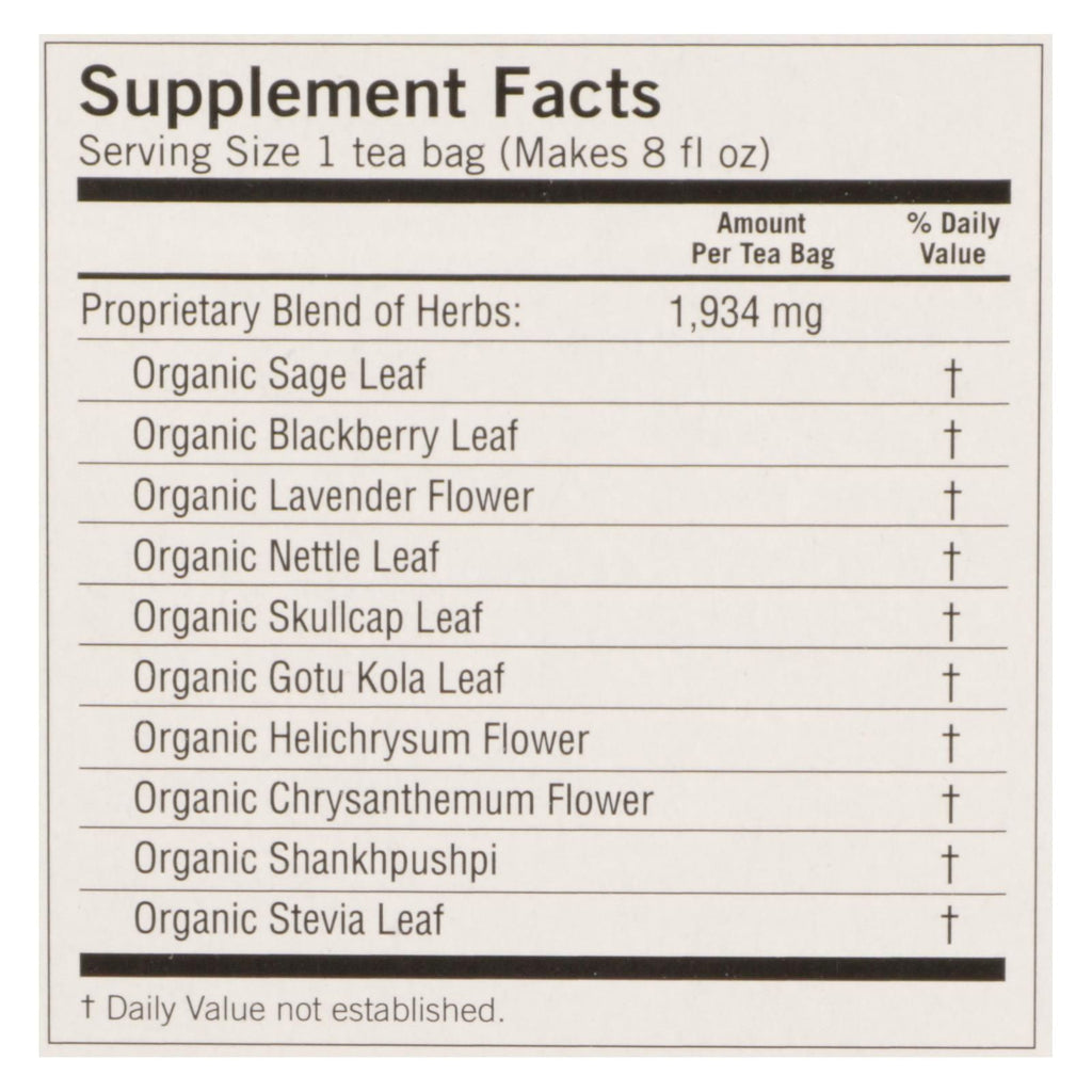 Yogi Relaxed Mind Caffeine-Free Floral Herbal Tea