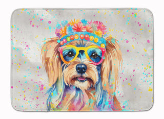 Yorkshire Terrier Hippie Dawg Memory Foam Cushioned Kitchen Mat