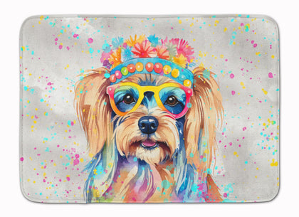 Yorkshire Terrier Hippie Dawg Cushioned Kitchen Mat