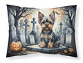 Yorkshire Terrier Spooky Halloween Pillowcase