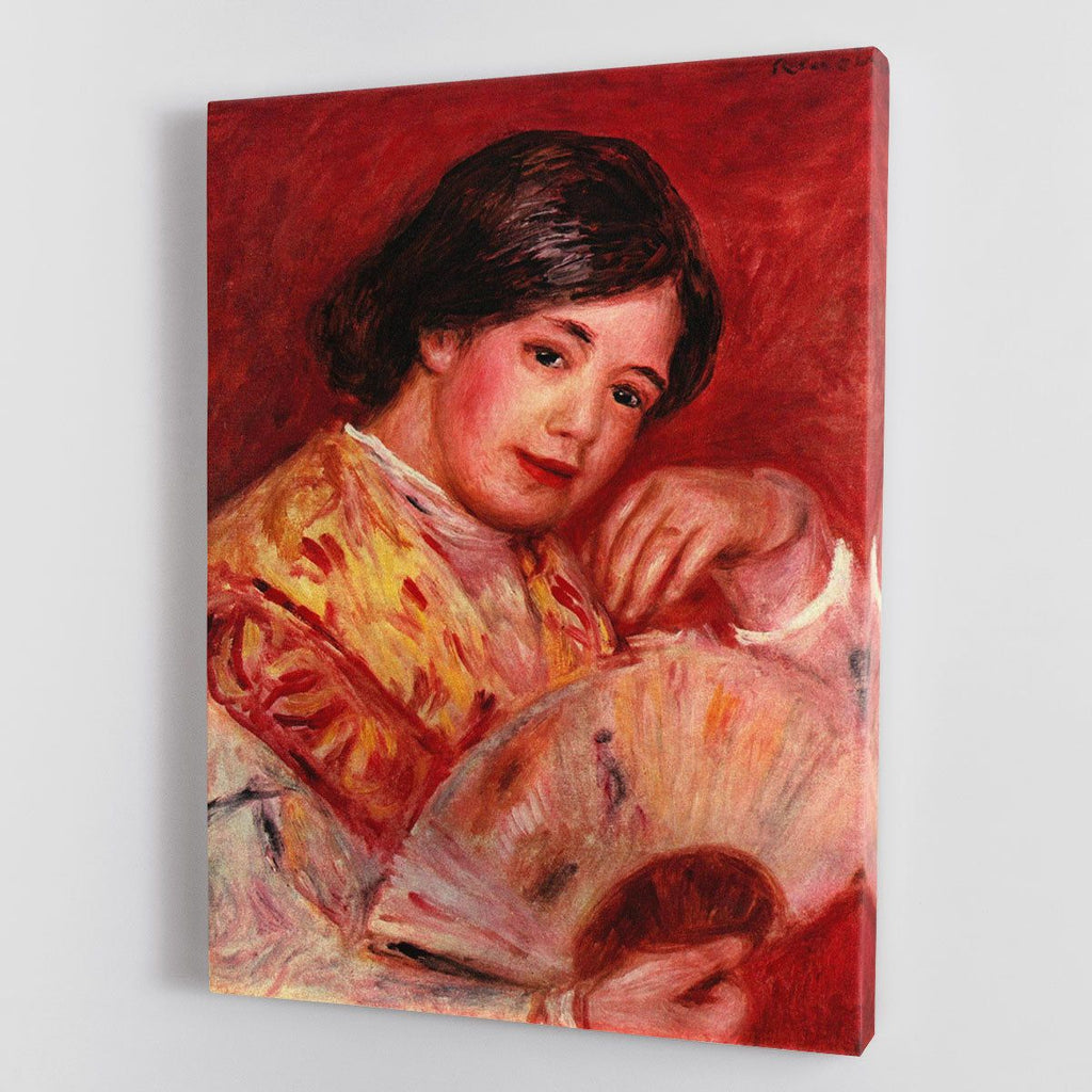 Renoir Young Girl with a Fan Wall Art