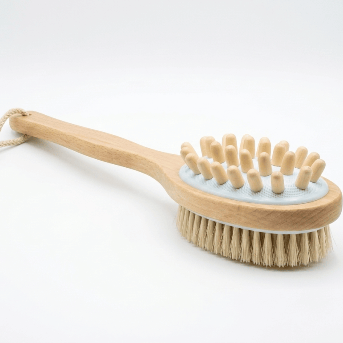 Zero-Waste everyday Bamboo Bathroom Accessories Bundle (7-Pack) - Includes Boar Bristle Bath Bru