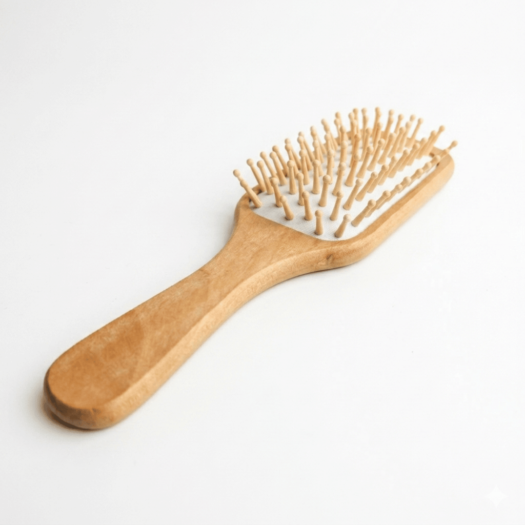 Zero-Waste everyday Bamboo Bathroom Accessories Bundle (7-Pack) - Includes Boar Bristle Bath Bru