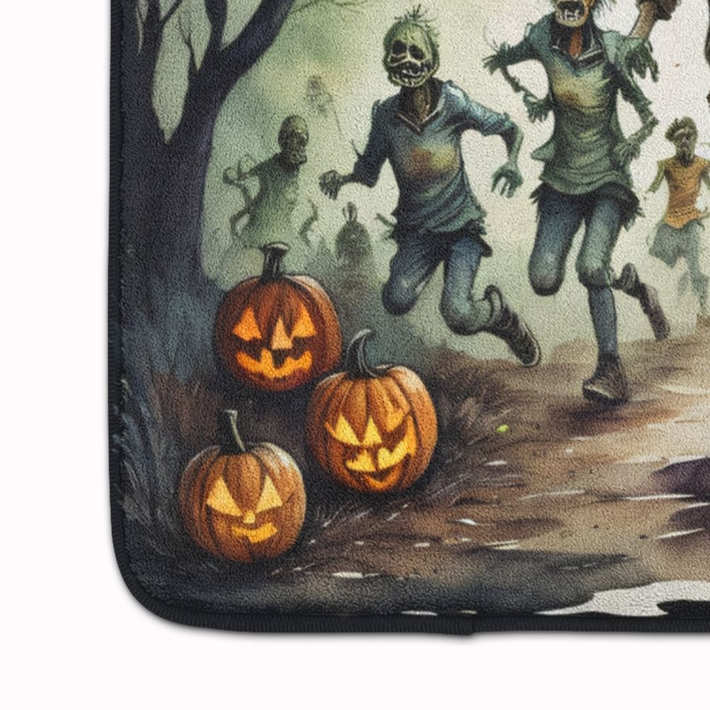 Spooky Zombies Halloween Kitchen or Bath Mat