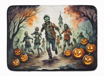 Spooky Zombies Halloween Kitchen or Bath Mat