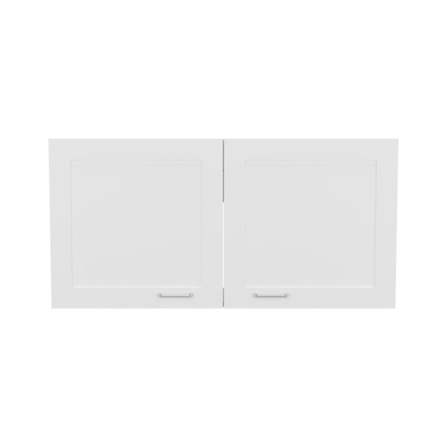 Zurich Wall Cabinet, Double Door, Wide, One Shelf, Kitchen, Storage Cabinet, White